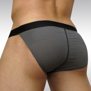 MAX MESH Bikini - Grey/Black - Image 3