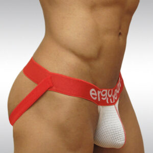 GYM Jockstrap - White Mesh - Image 1