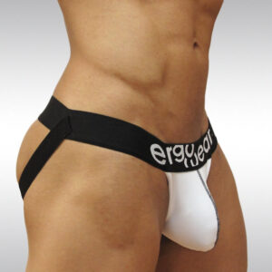 GYM Jockstrap - White/Black - Image 1