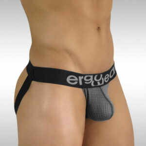 GYM Jockstrap - Grey Mesh - Image 1