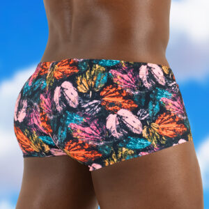 FEEL Swim Mini Trunk - Leaves Pink - Image 3