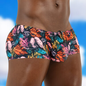 FEEL Swim Mini Trunk - Leaves Pink - Image 2