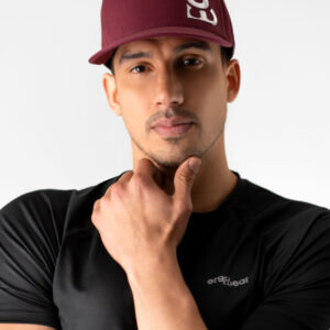 GYM Cap – Burgundy - Image 4