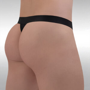 MAX COTTON Thong - Black - Image 2