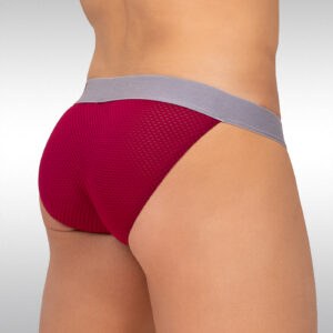 MAX Mesh Bikini - Burgundy - Image 3