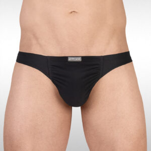 FEEL GR8 Cotton Thong - Black - Image 3