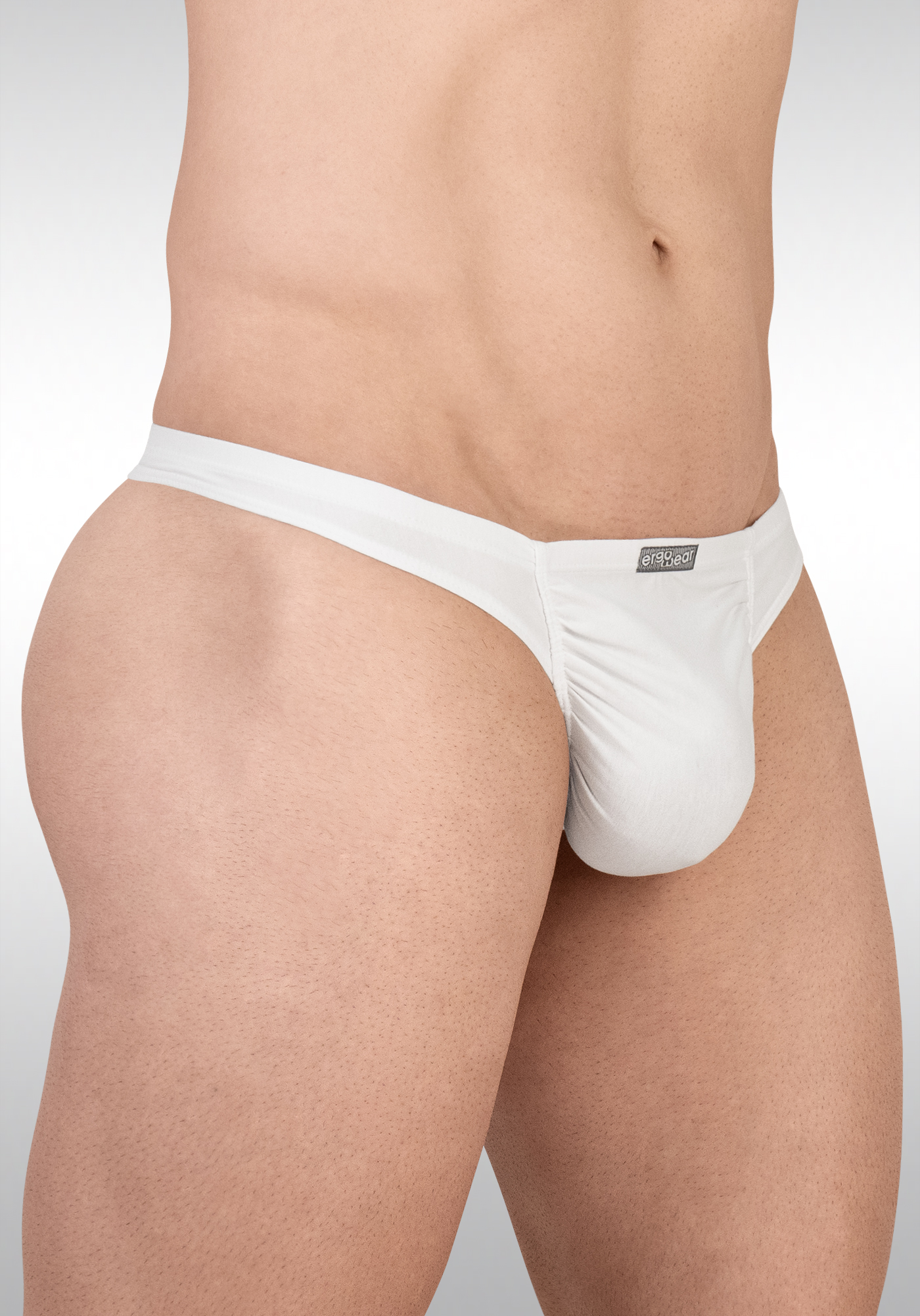 FEEL GR8 Cotton Thong White Side
