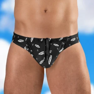 Feel Swim Bikini - Black/Surfboard - Image 1