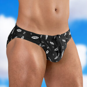 Feel Swim Bikini - Black/Surfboard - Image 2