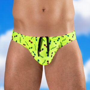 Feel Swim Bikini - Yellow/Sunglasses - Image 1