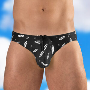 X4D Swim Bikini - Black/Surfboard - Image 1