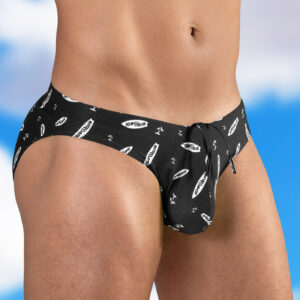 X4D Swim Bikini - Black/Surfboard - Image 2