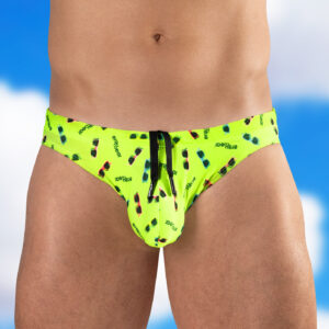 X4D Swim Bikini - Yellow/Sunglasses - Image 1