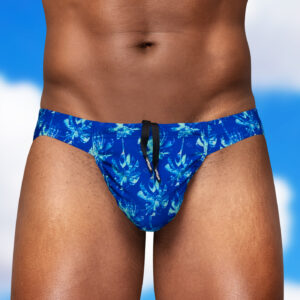 FEEL SW Bikini - Royal Blue/Palms - Image 1