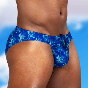FEEL SW Bikini - Royal Blue/Palms - Image 2
